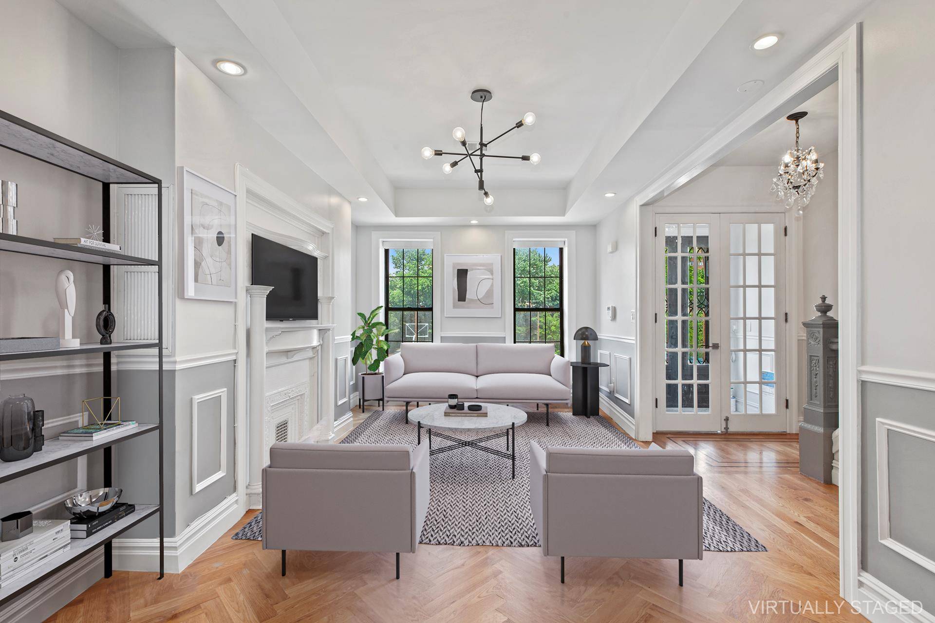 Photos are virtually staged Introducing 1208 Sterling Place, a recently renovated 2 family town home, situated on a charming block in the historical Crown Heights section of Brooklyn.
