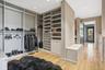 Expansive dressing room with double closets