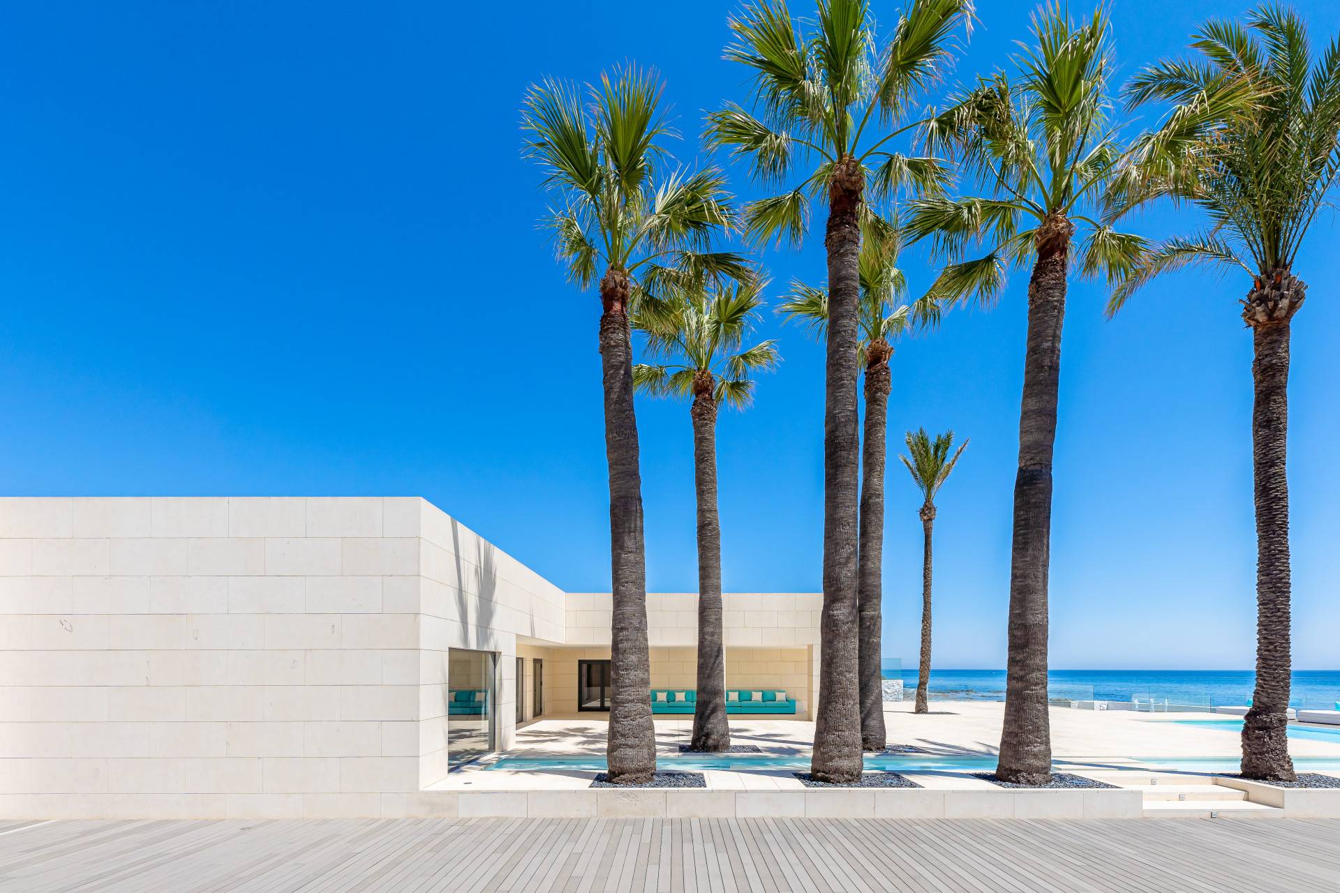 Unique Sophisticated, Refined Beachfront Modern Luxury Villa, Mijas Costa