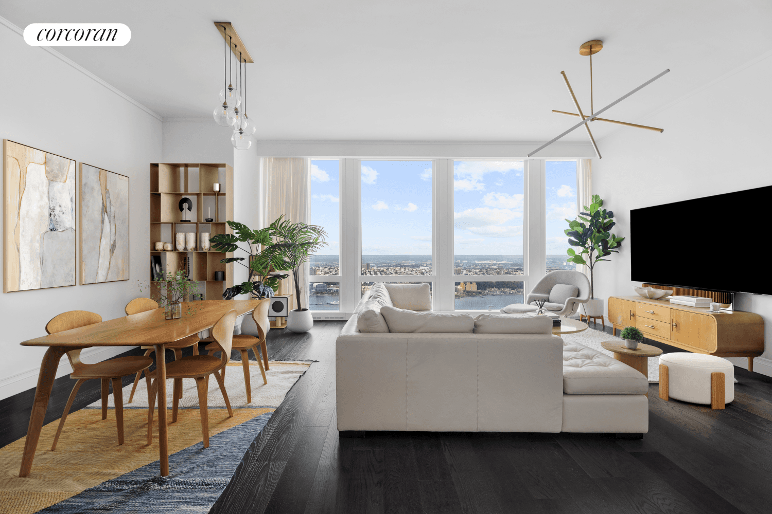 35 Hudson YardsResidence 6902Virtually Staged ImagesTwo Bedrooms Two Bathrooms Powder Room 2, 022 sqftThis corner two bedroom apartment in 35 Hudson Yards offers a combination of modern luxury, convenience, and ...