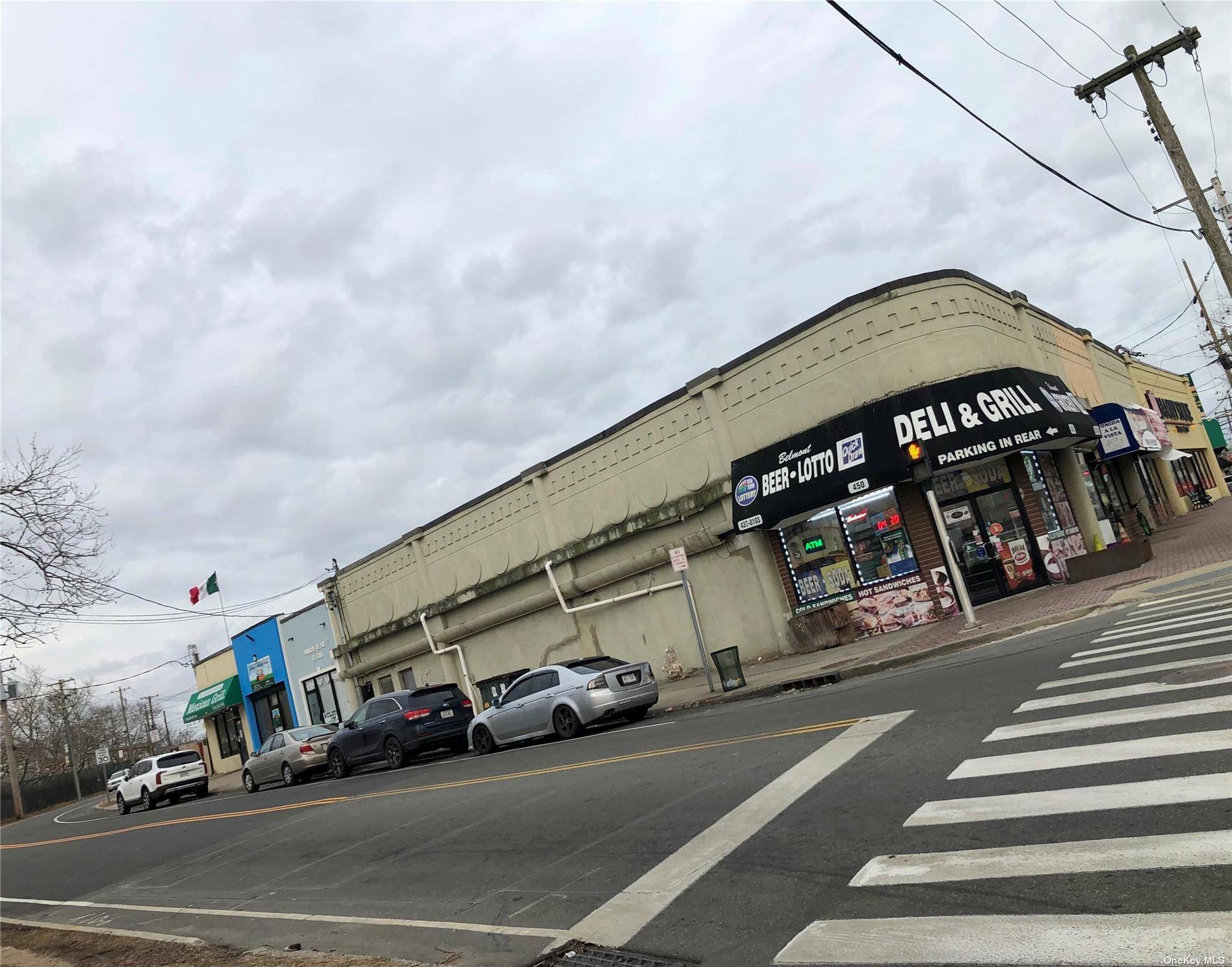 Prime Corner Property on Hempstead Turnpike, 1 minutes from the new UBS Arena and Cross Island Parkway, and Belmont Racetrack, 10 min drive to JFK Airport.