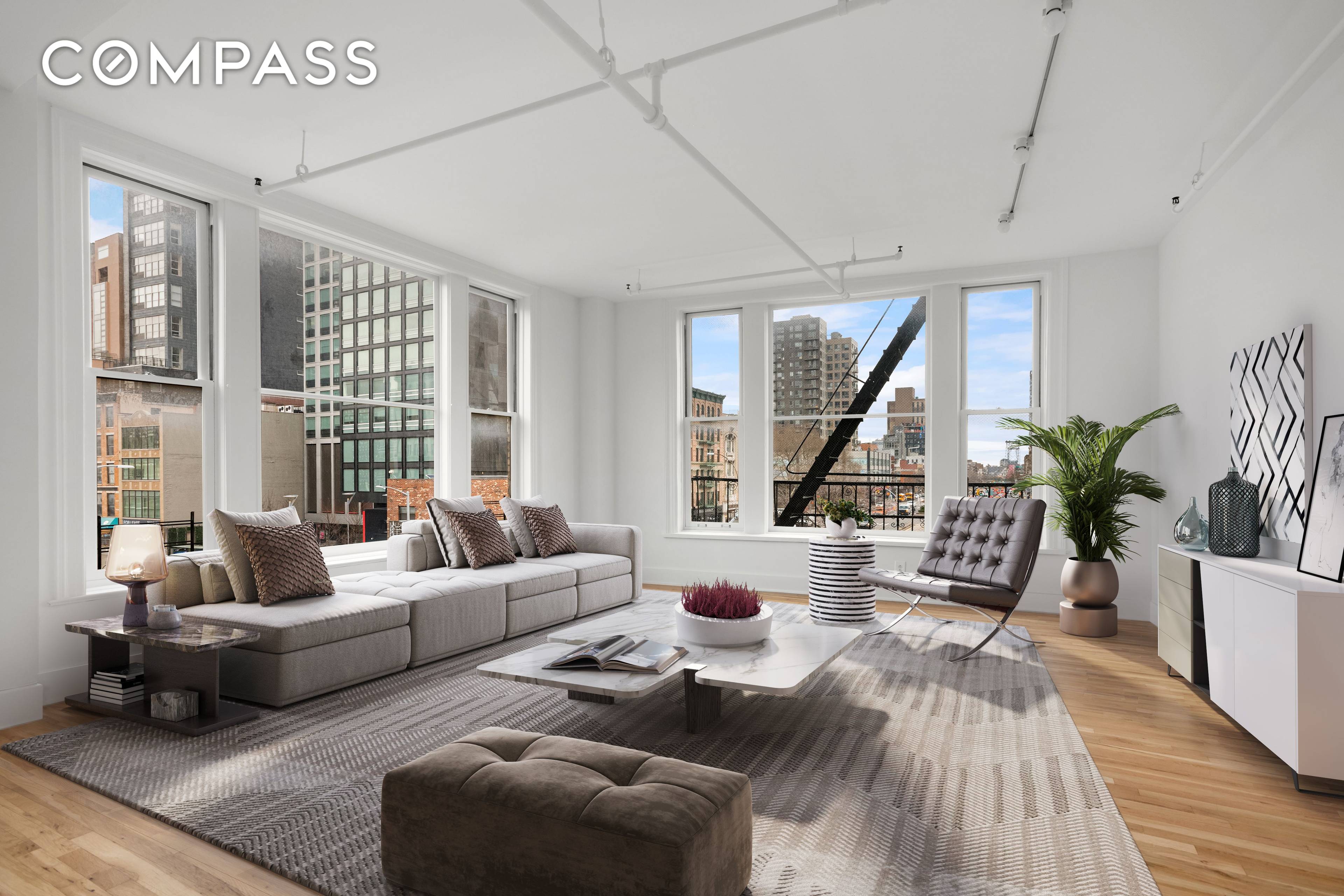 Spectacular large open loft in Nolita with 2 Bedrooms and 1 full bath, This is one of three, rarely available, authentic, full floor lofts in this rental building.