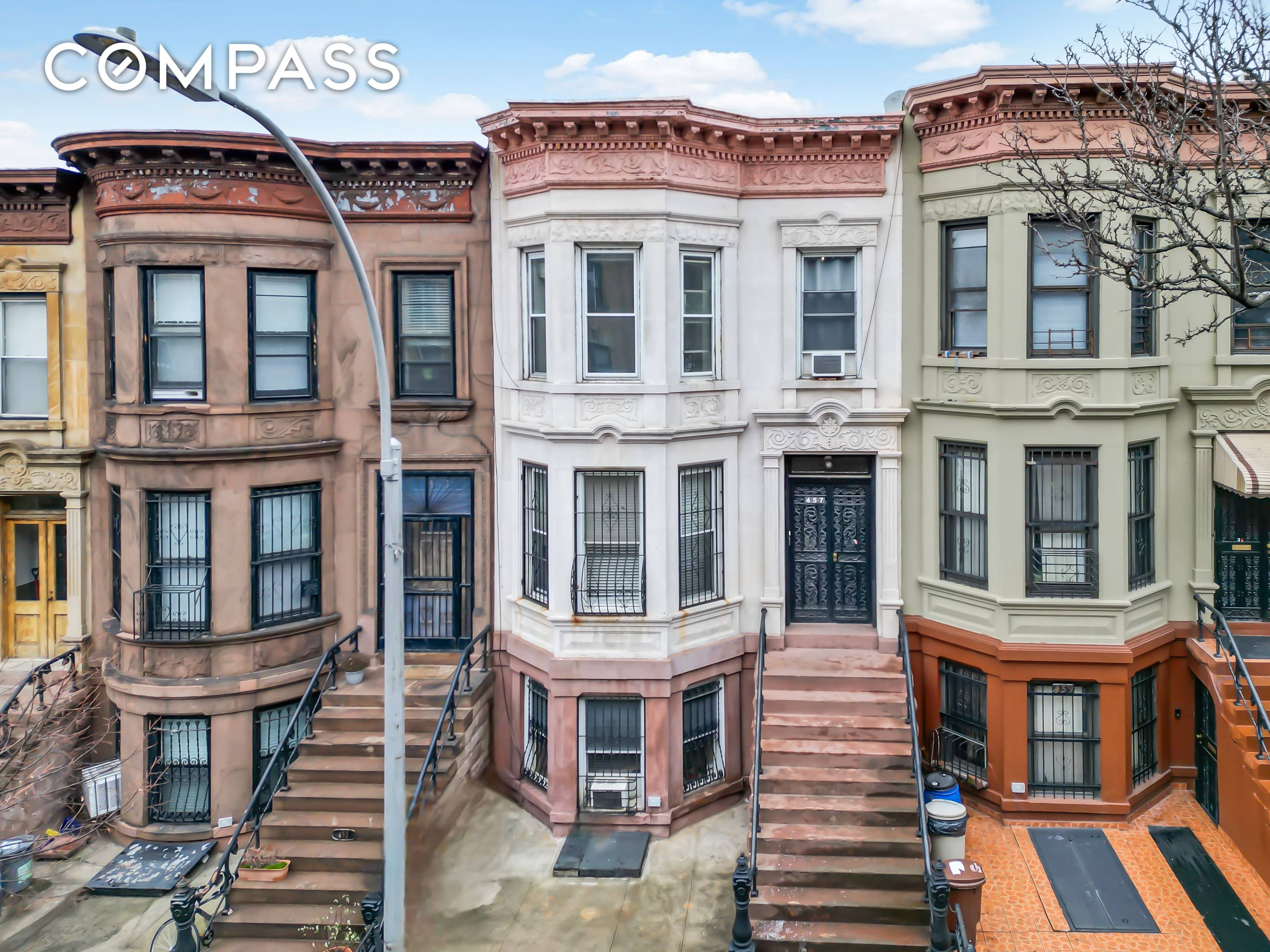 Welcome to 457 41st Street, a fantastic 3 family brownstone nestled in the vibrant neighborhood of Sunset Park, Brooklyn.