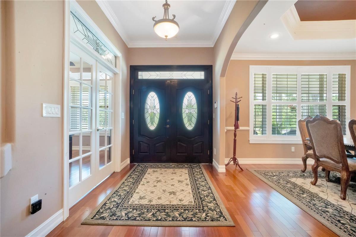 Double Door Entry to Foyer