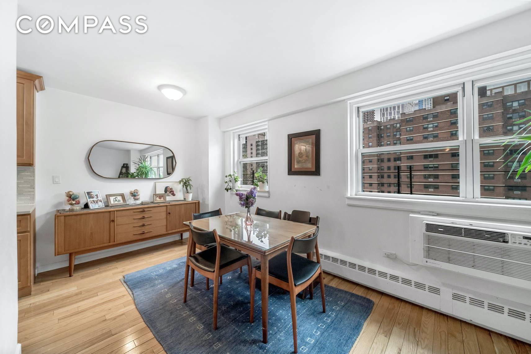 This sunny and beautifully renovated 2bedroom 2bathroom apartment boasts a thoughtfully designed floor plan that offers tremendous versatility.