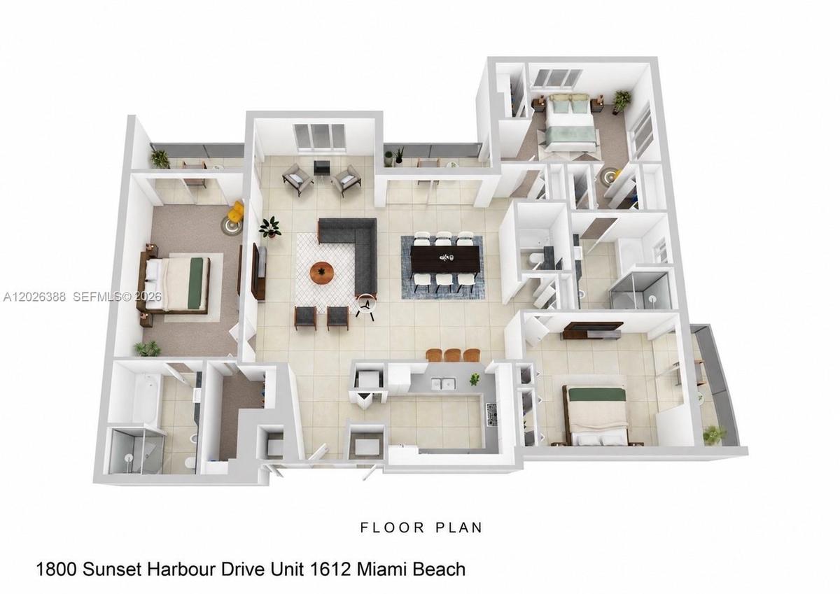 True 3 bed 3 Bath - all en-suite