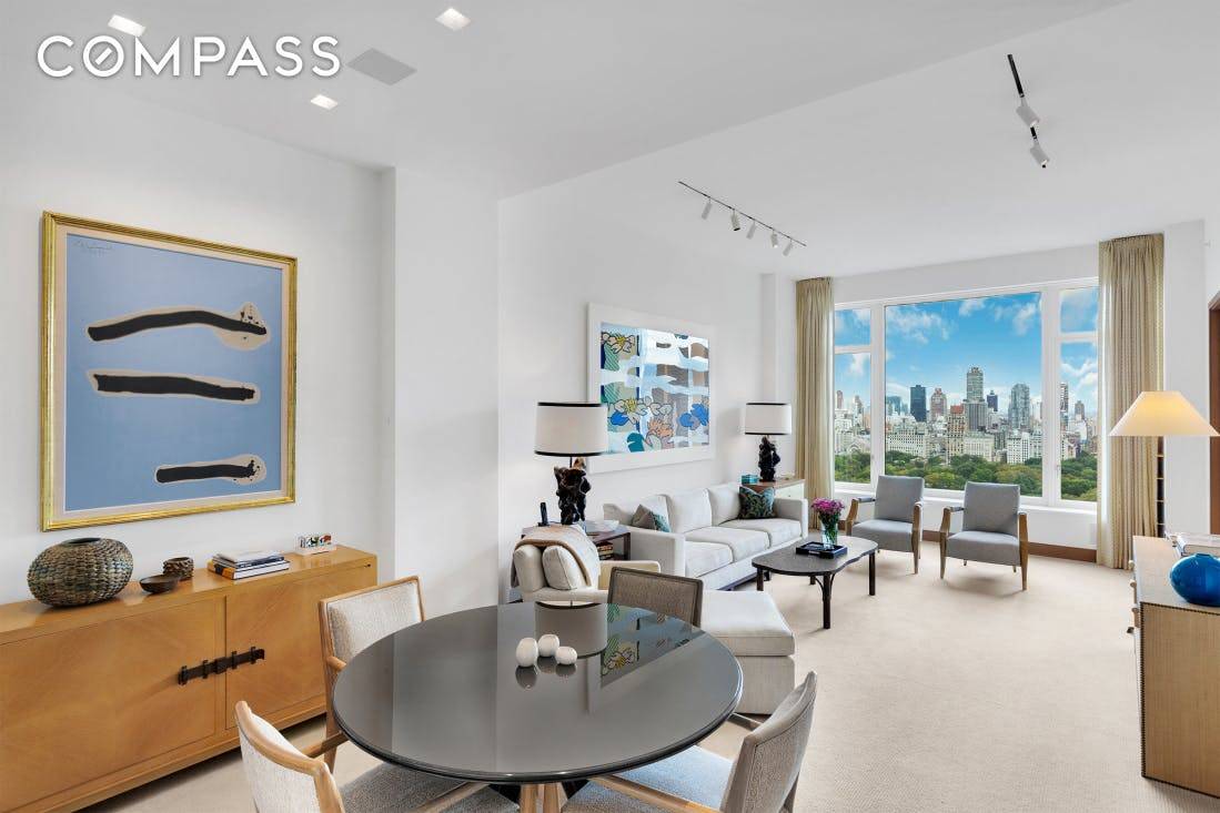 Pristine two bedroom featuring 30 feet of Central Park frontage This exceptional 2 bedroom, 2.