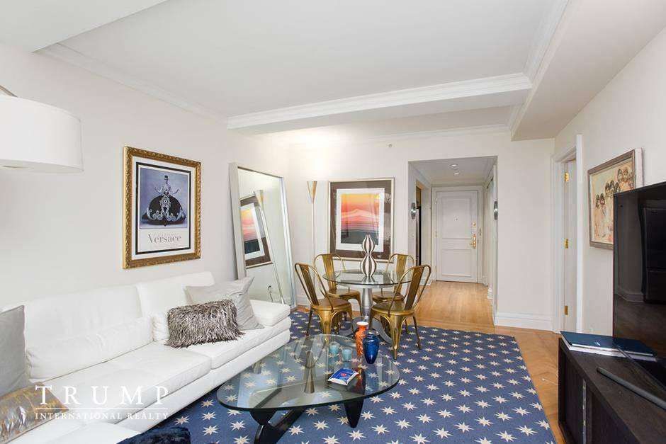 Beautiful light filled south facing residence nestled in a white glove condo with 24 hour concierge and doormen, valet and maid service.