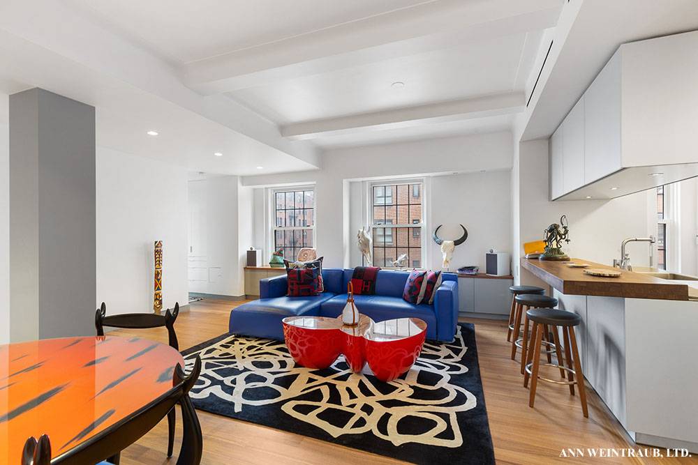 Pleased to offer this pristine two bedroom, two full bath, designer renovated, apartment that is now available at 33 Fifth, a full service, pre war building with a 24 hour ...
