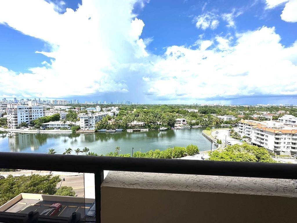 GREAT VIEWS OF THE MIAMI SKYLINE AND BISCAYNE BAY FROM THE 12TH FLOOR IN OCEAN FRONT BUILDING.