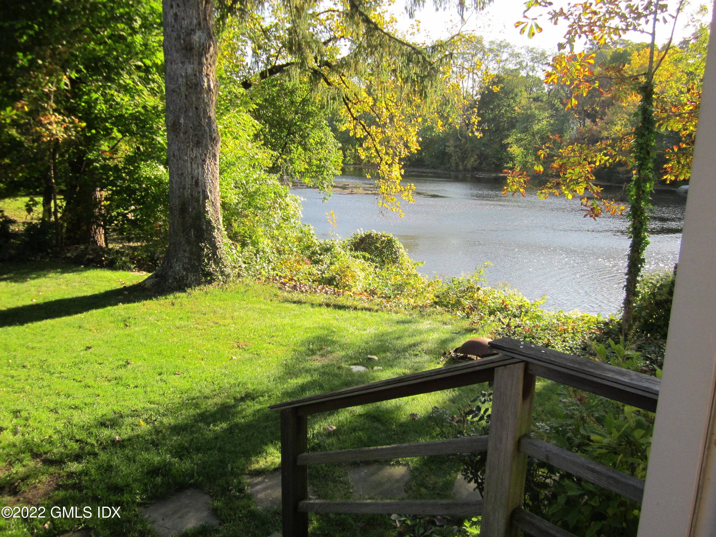 A LITTLE CORNER OF PARADISE OVERLOOKING BYRAM RIVER IN GLENVILLE ELEMENTARY SCHOOL DISTRICT.