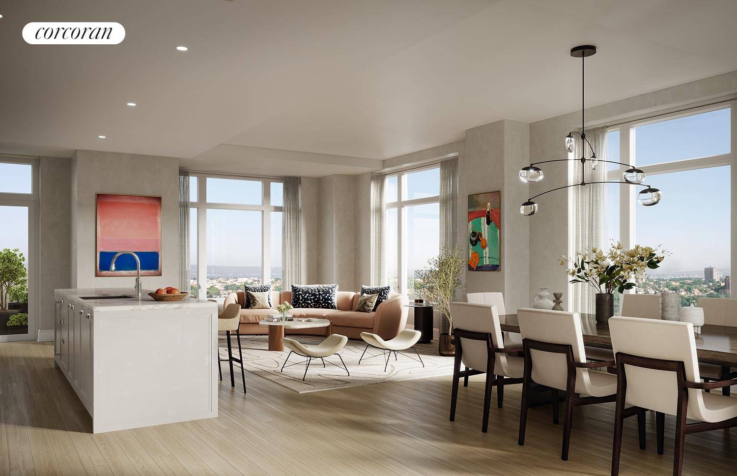 Offering unobstructed views over the Hudson River and Riverside Park, abundant light and air, and an open layout that invites stylish entertaining and gracious everyday living.