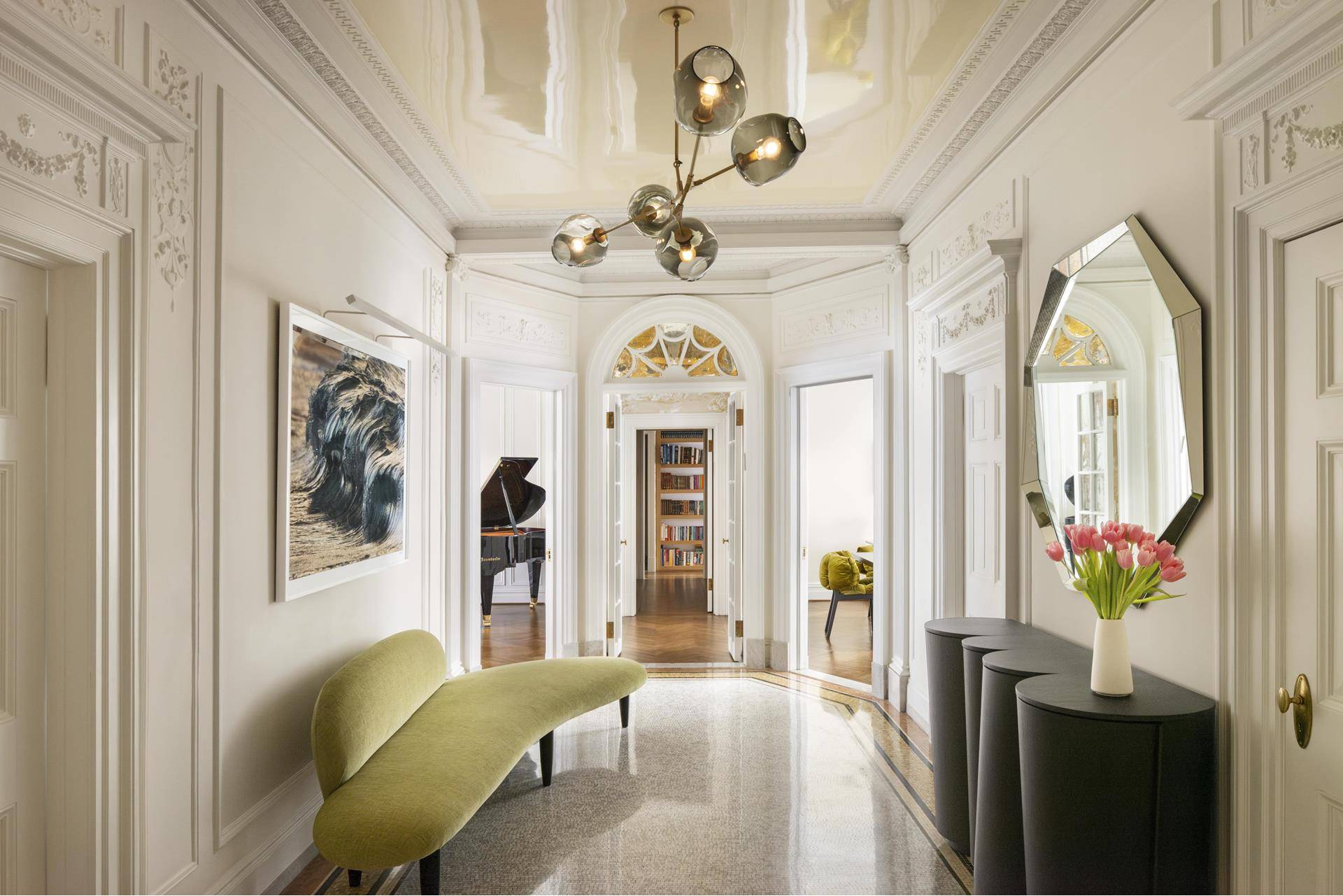 Offered for the first time, 2ABC is the largest private residence ever made available at The Apthorp.