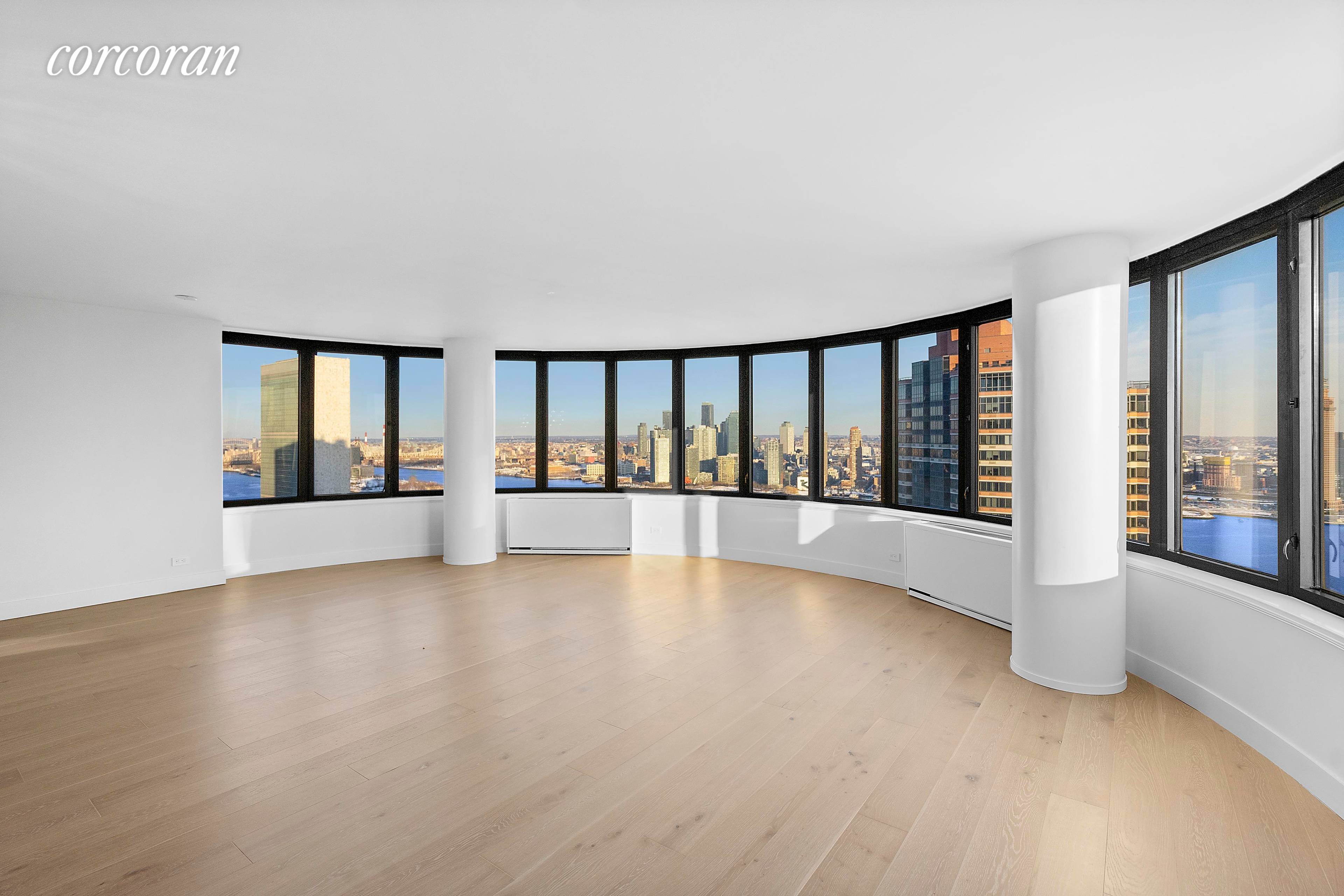 Corinthian Condo 330 E 38thn St Apt 41N New York, NY 10016 Spectacular Panoramic Views of Manhattan skyline and East River 3 bedroom show place renovated to perfection with no ...