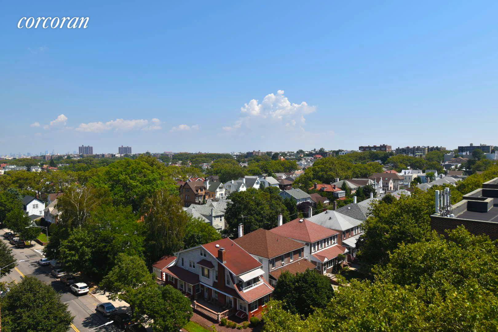 REDUCED You'll love the open high floor views over the rooftops of Bay Ridge from this exceptionally bright, airy, and spacious one bedroom apartment.