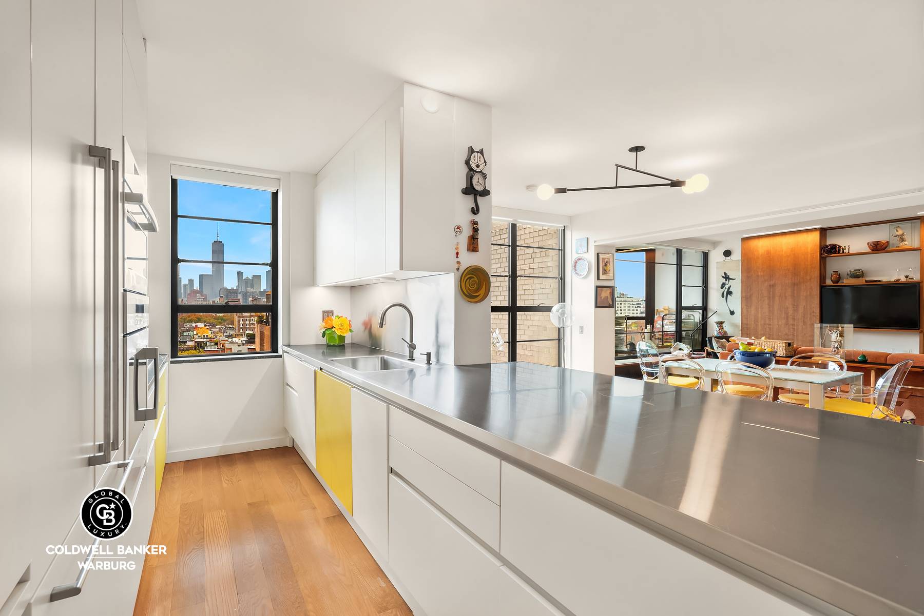 This renovated two bedroom, two bathroom residence has been cleverly converted into a spacious one bedroom unit on a high floor, offering open sunny southern views, that include the One ...