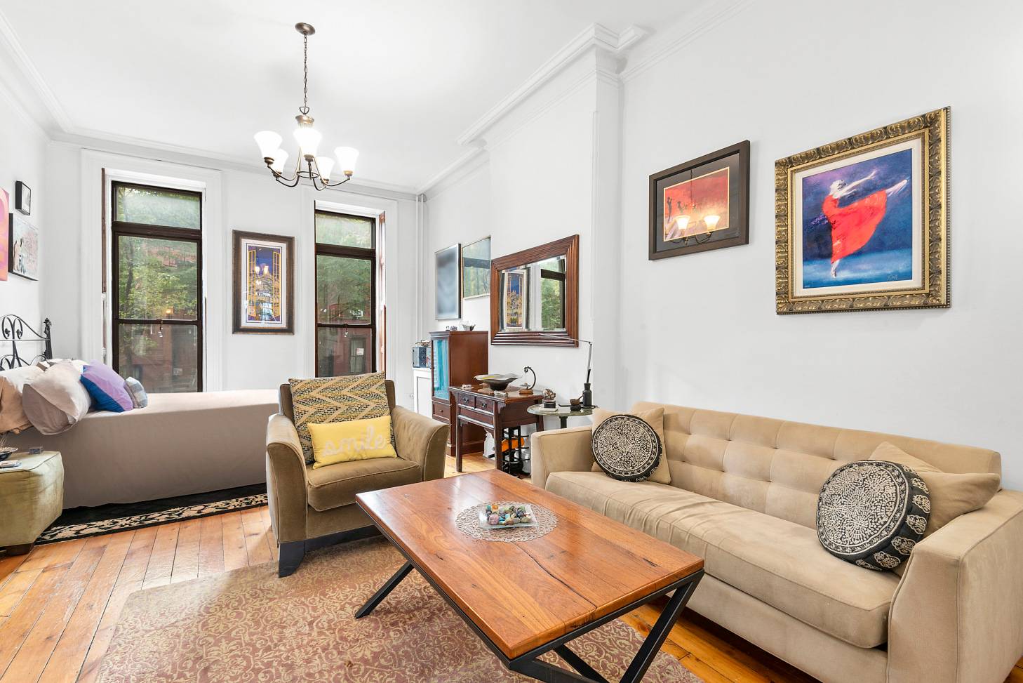 A Family Classic. This well loved legal 3 family brownstone home served a multi generational family for many years.