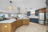 Family dinners or entertaining friends - this kitchen flows easily