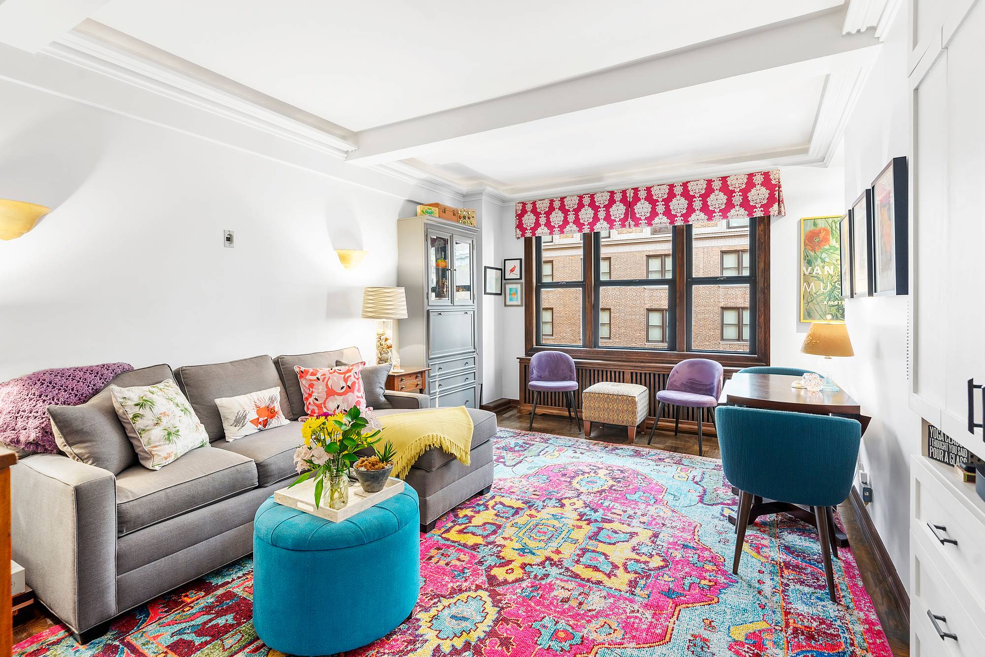 The charming and welcoming boutique lobby entrance, manned by a 24 hour doorman, hints at what joys await in apartment 10G This fabulous and serene oasis offers rest and excitement, ...