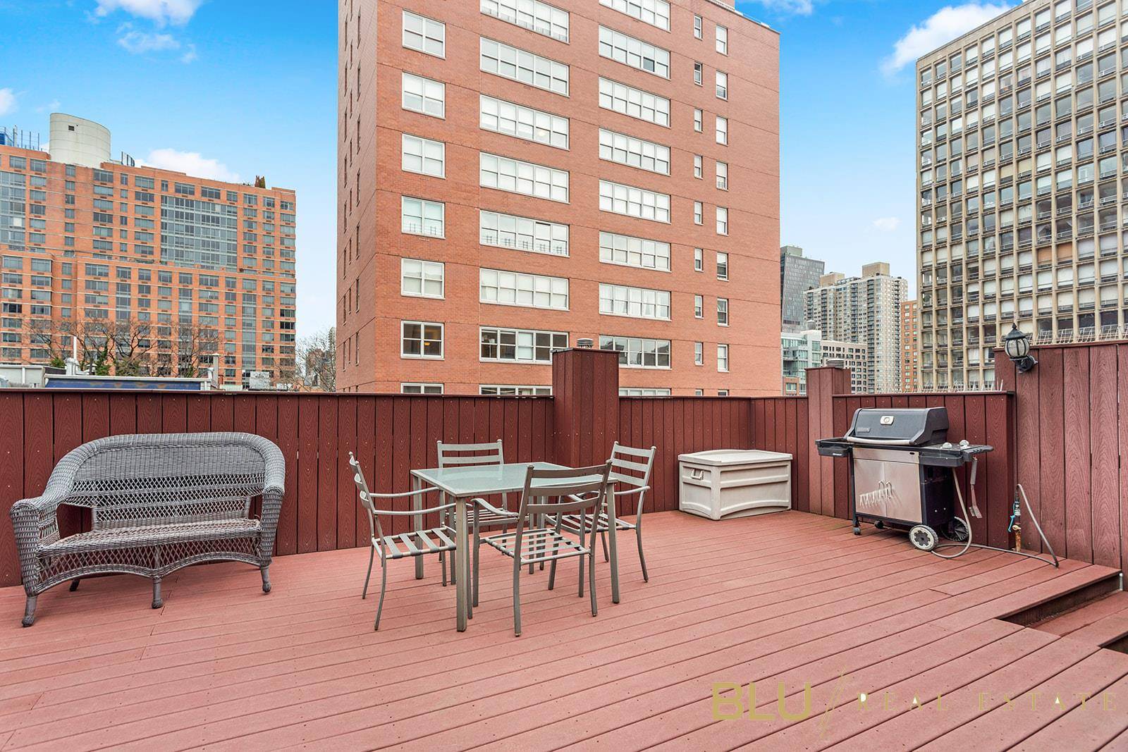 Come home to this one of a kind duplex residence with a private roof deck.