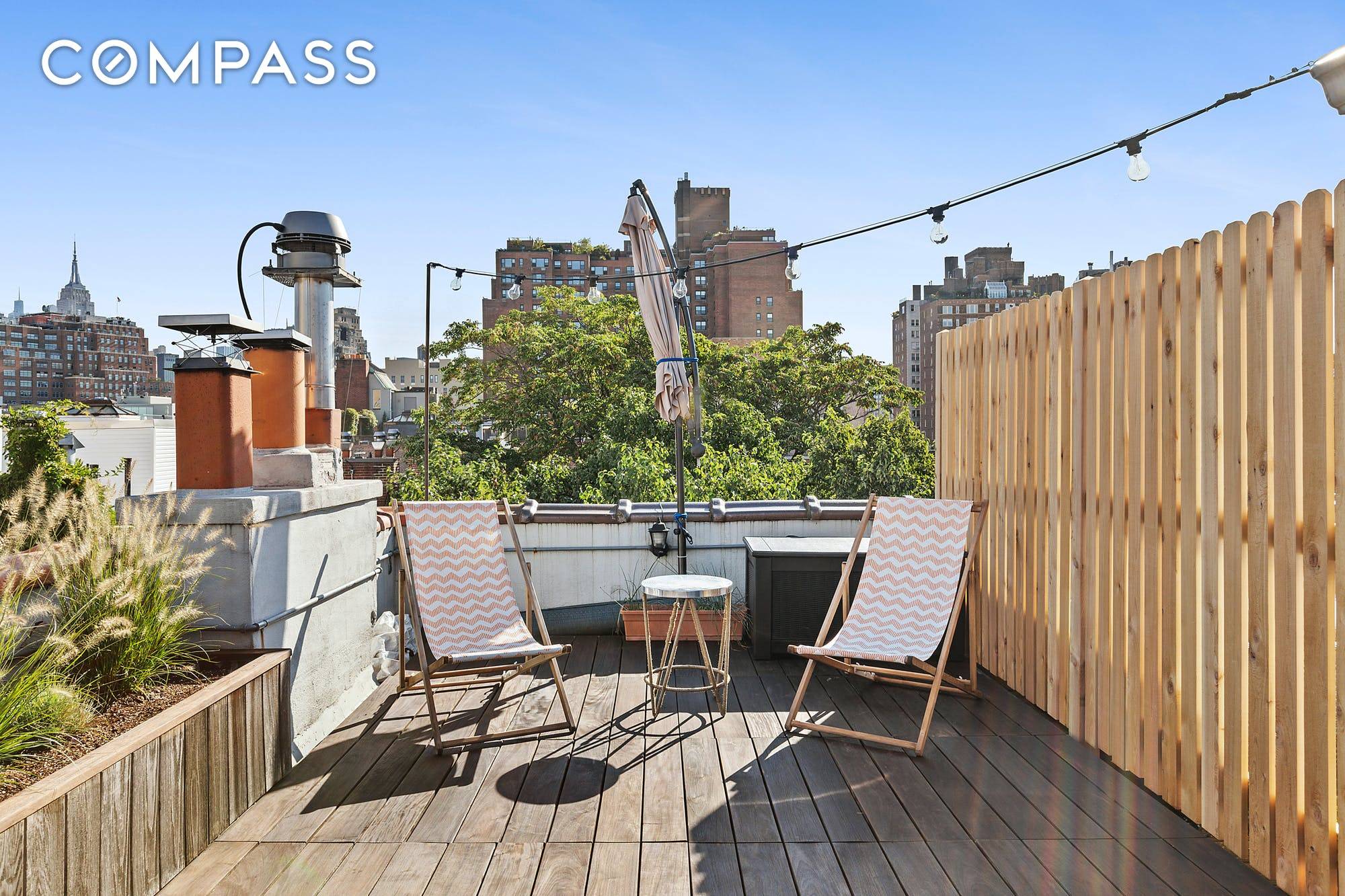 Whether one is enjoying the city views on the spectacular private roof deck or warming up by the wood burning fireplace, this bright, top floor West Village mini loft is ...
