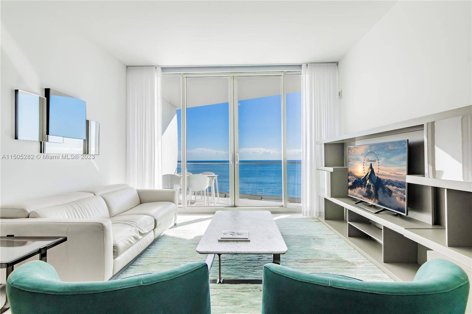 Spectacular oceanfront unit at the prestigious and luxurious oceanfront Jade Signature in Sunny Isles Beach.