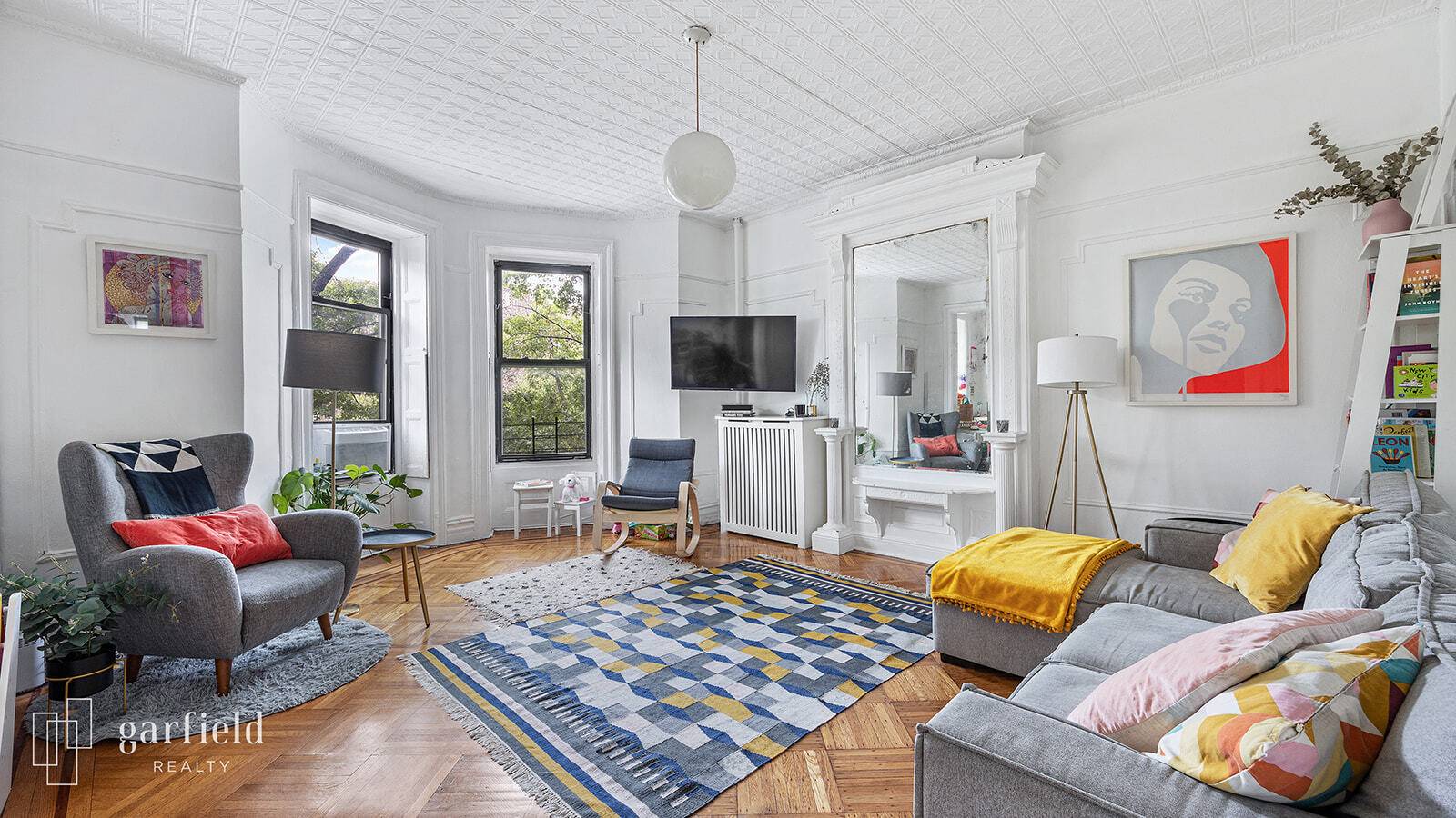 Exquisite historic details mingle with modern upgrades at this expansive, sun filled 14BR 7BA four family brownstone complete with a verdant backyard and income generating opportunities.