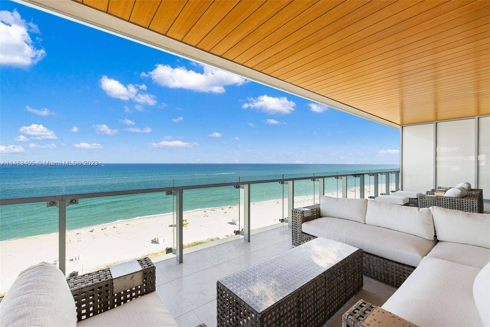 This exclusive oceanfront residence is perched along Millionaire's Row, offering a view of Miami Beach's most beautiful and sought after stretch of beachfront.