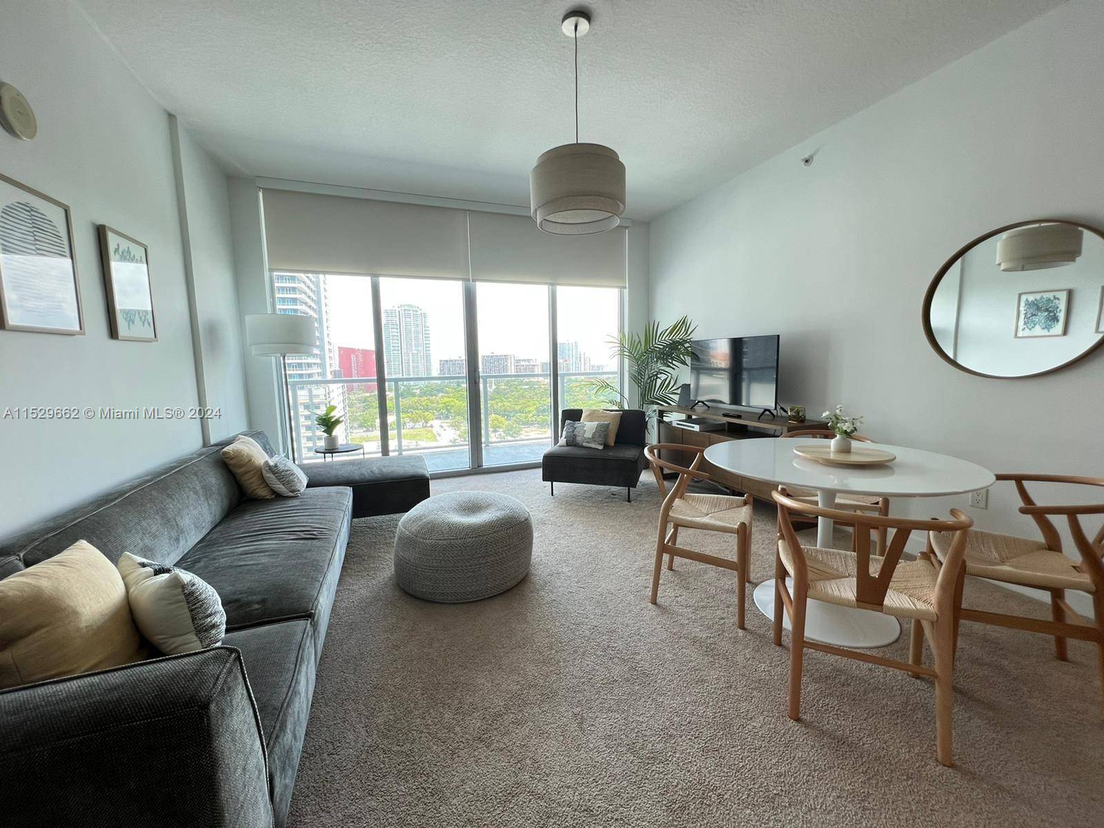 Welcome to this stylish and fully furnished two bedroom two bathroom apartment in the heart of Brickell.