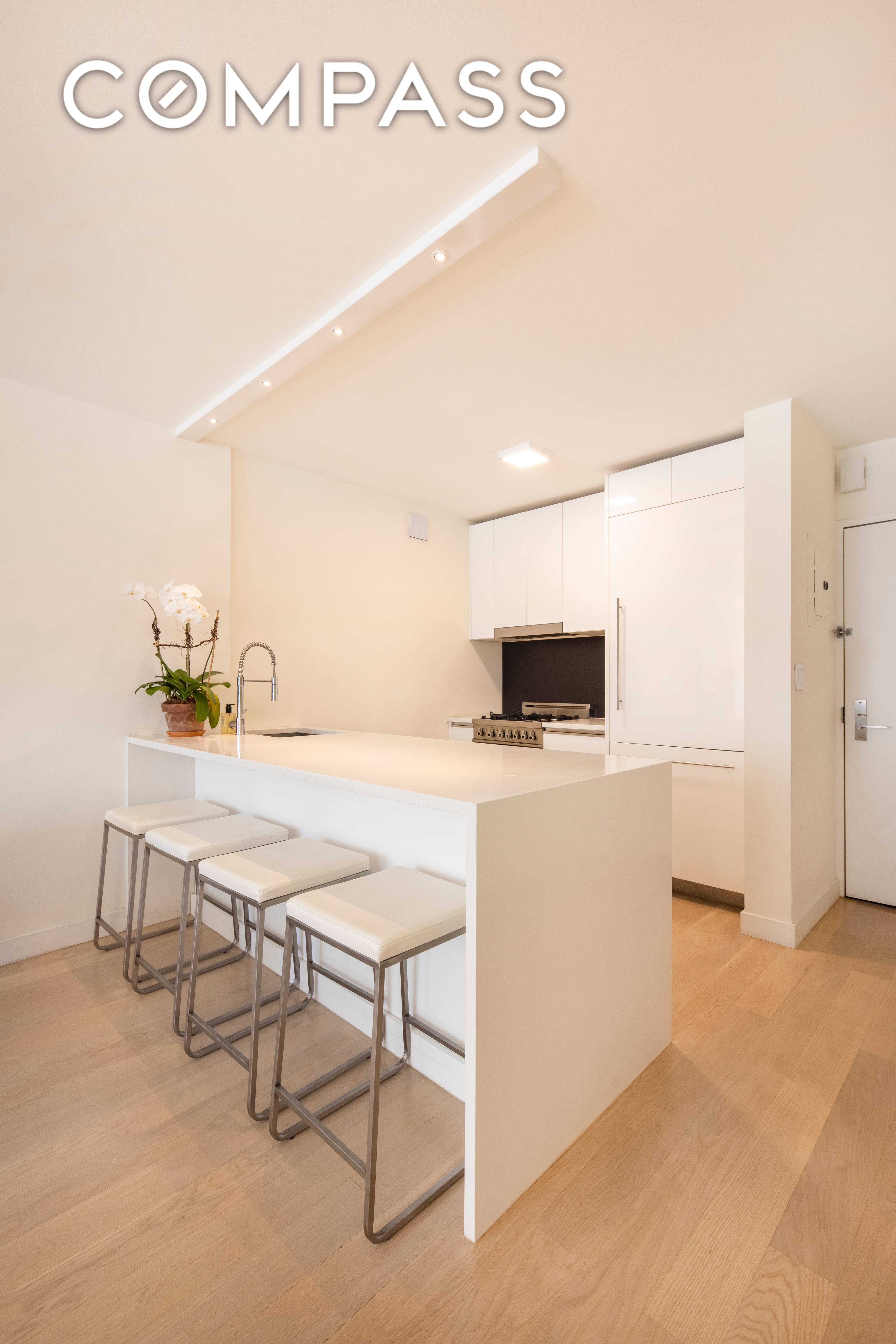 Bright and spacious 1BR 1BA home in new construction condominium located minutes from Columbus Circle and Central Park !