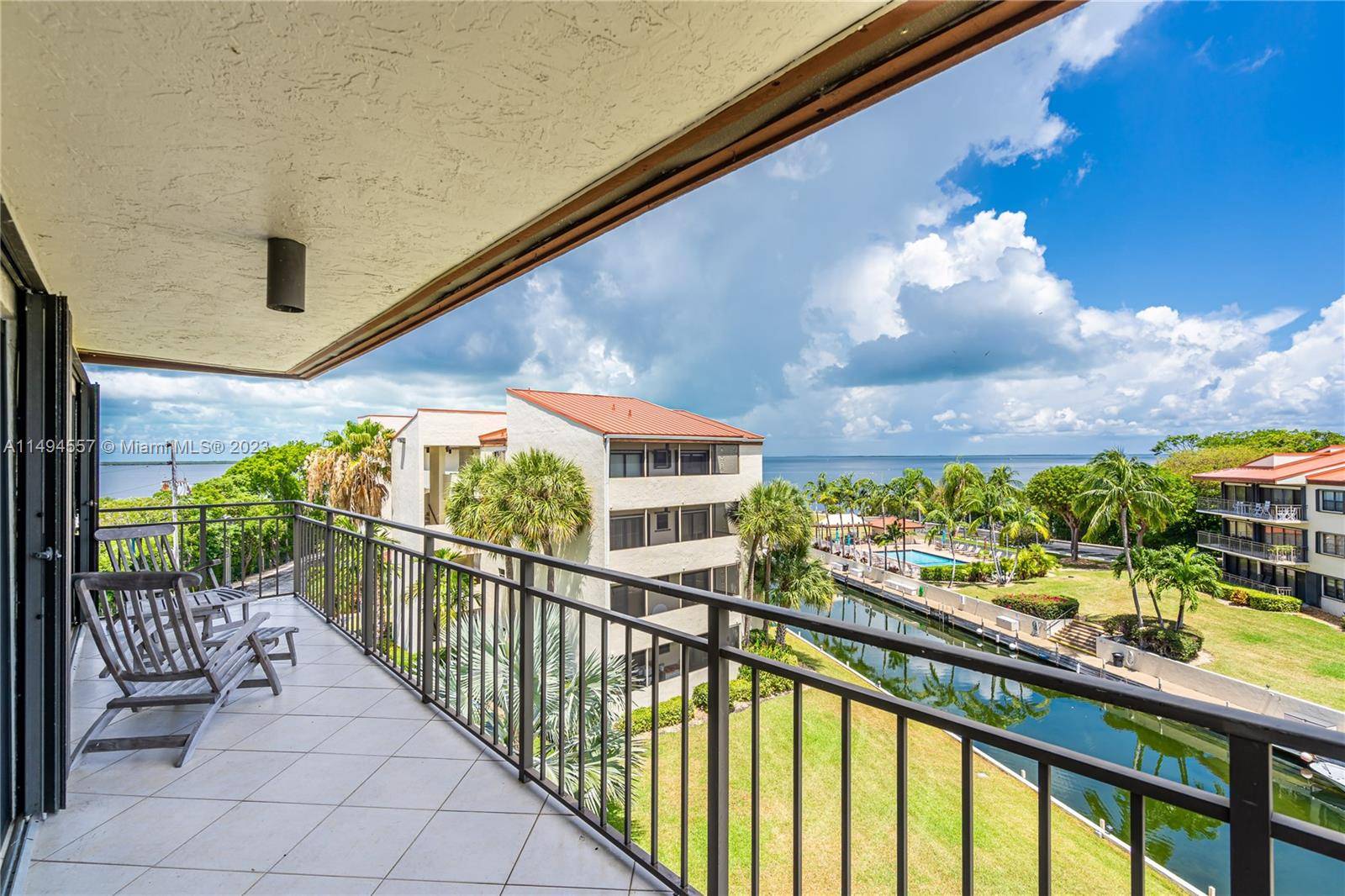 Rarely available, 3 bedroom 2 bath penthouse level condo in sought after Tamarind Bay, Key Largo.
