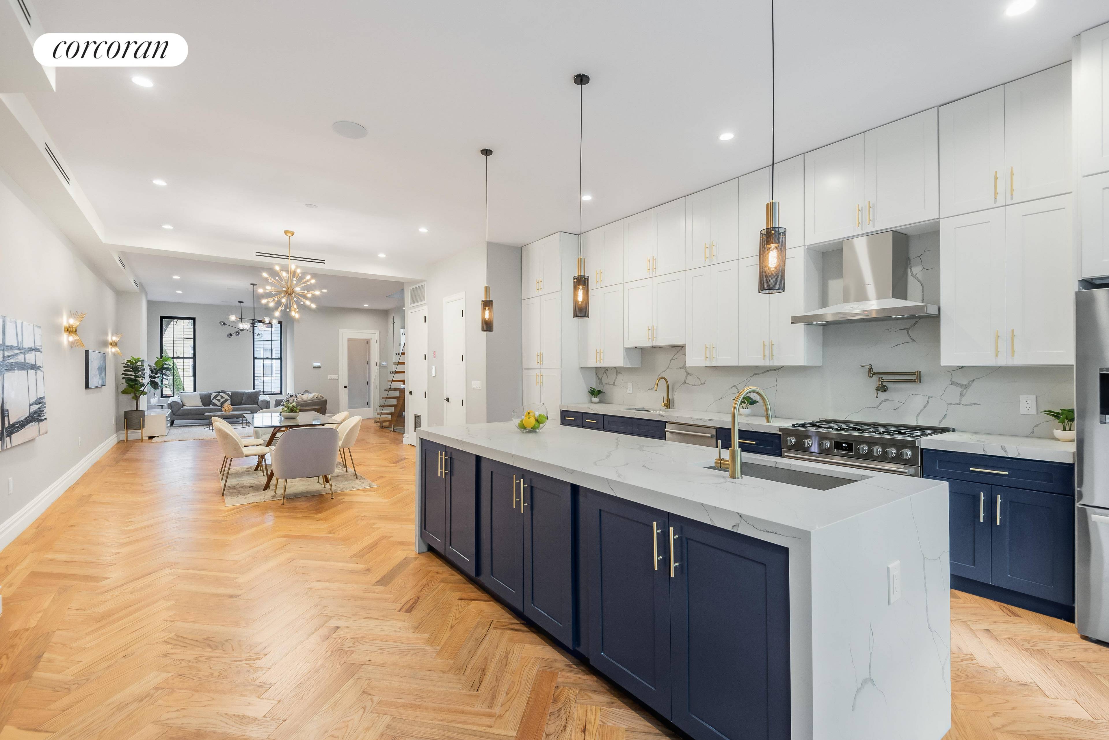 Welcome to 79 Weirfield Street, a beautifully renovated, 3, 000 square foot, two family townhouse, with GARAGE parking, situated in the heart of burgeoning Bushwick !