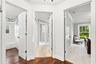 Hall to both bedrooms and hall bathroom