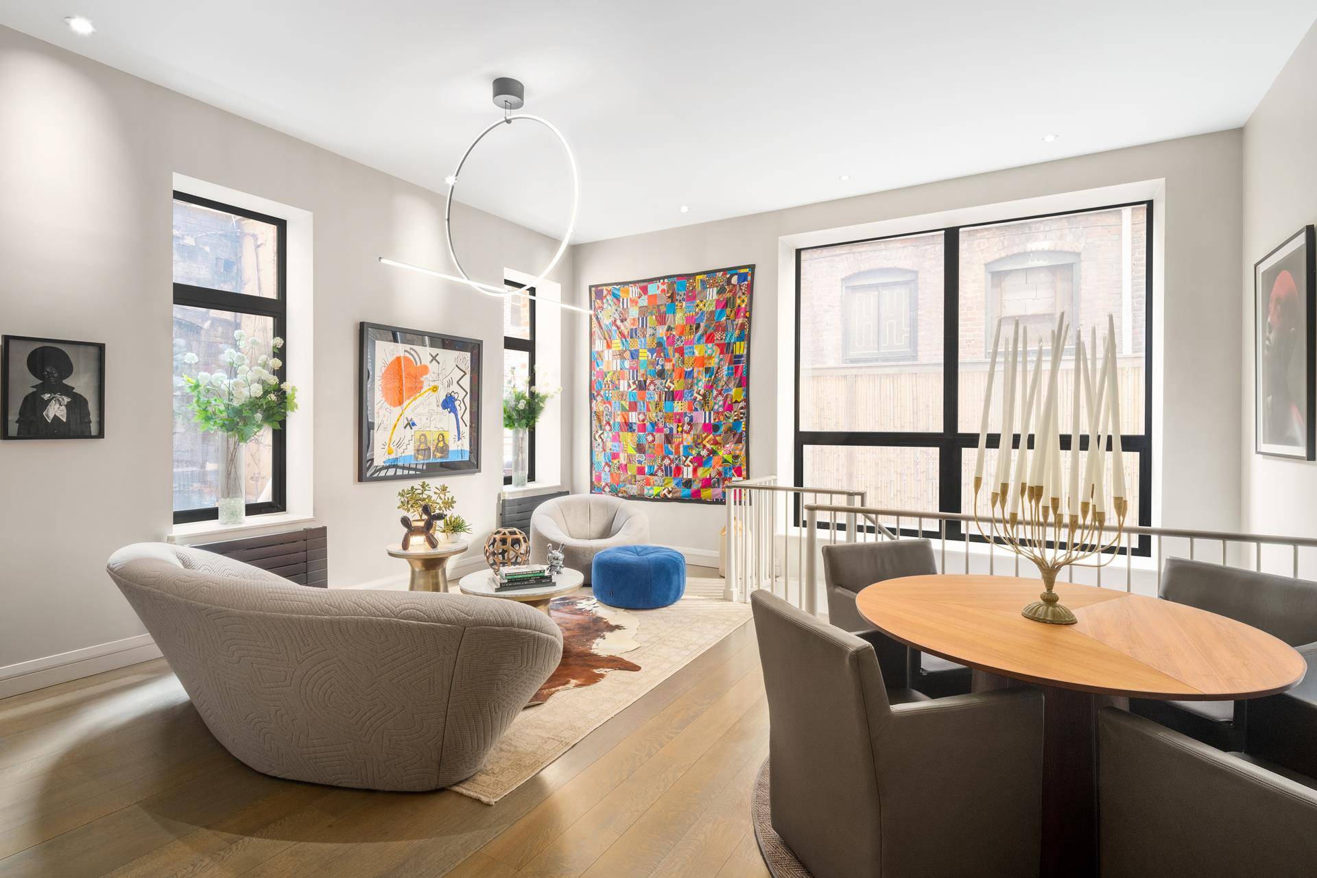 An uncommon level of sophistication will be experienced in this Chelsea Duplex Loft at the Carriage House, a boutique condominium, with an INDOOR PRIVATE PARKING SPACE INCLUDED !