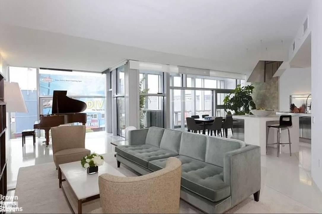 INCOME PRODUCING WITH TENANT IN PLACE THROUGH 11 23Unique opportunity to live in one of downtown's premier luxury condominiums designed by famous architect Jean Nouvel !