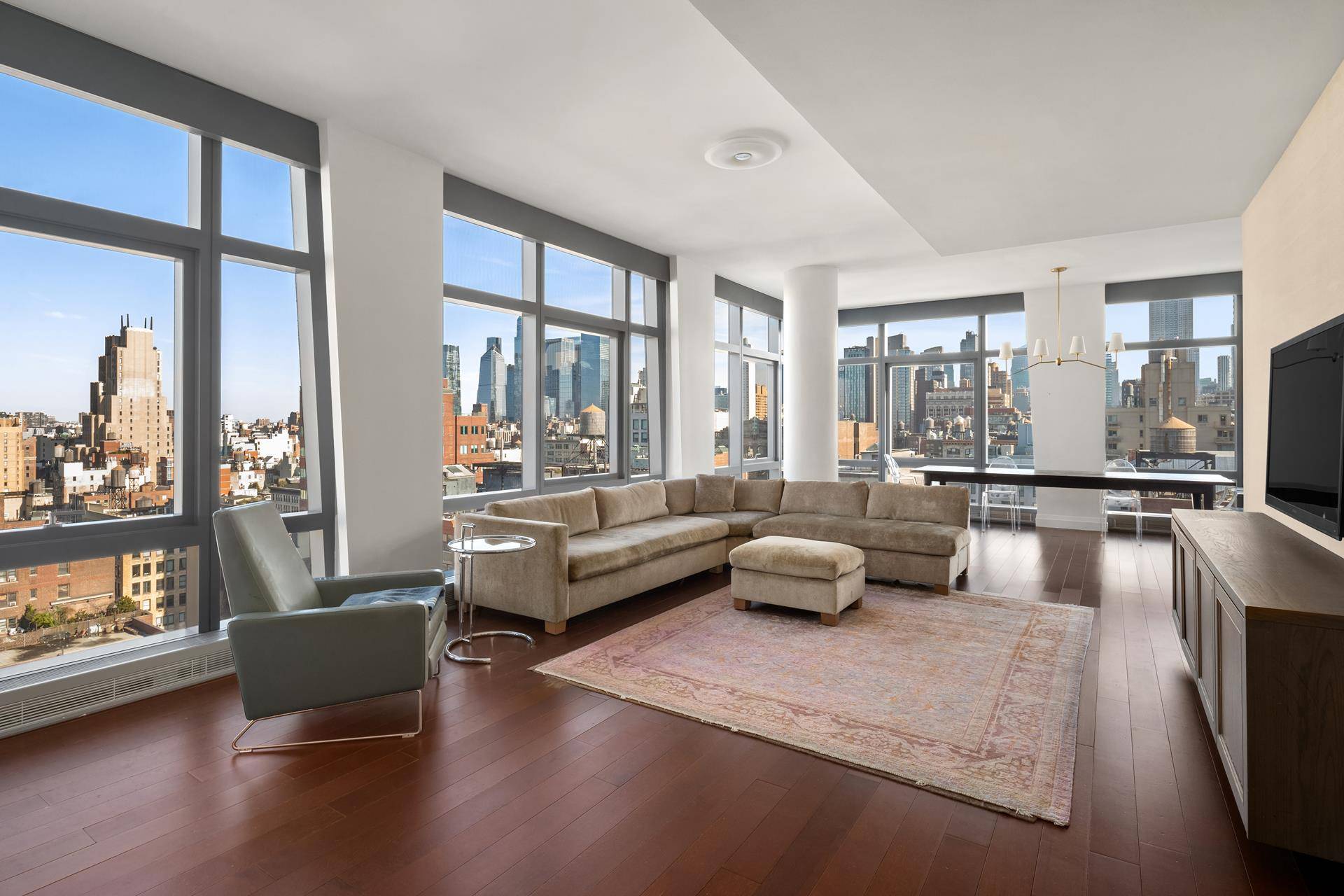 Expansive Loft in Full Service Building with views of the Empire State, Chrysler Building, and Hudson Yards.