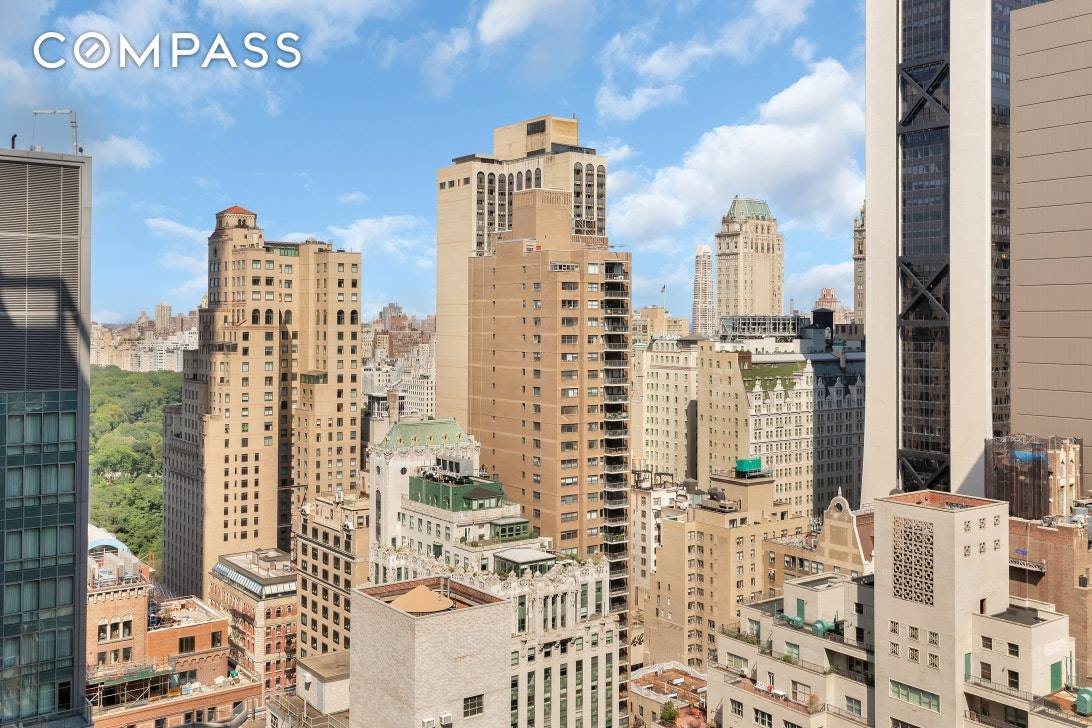 Perched on the 32nd floor of Le Premier Condominium in the heart of Midtown, only steps away from Central Park South, this half floor two bedroom, two and a half ...
