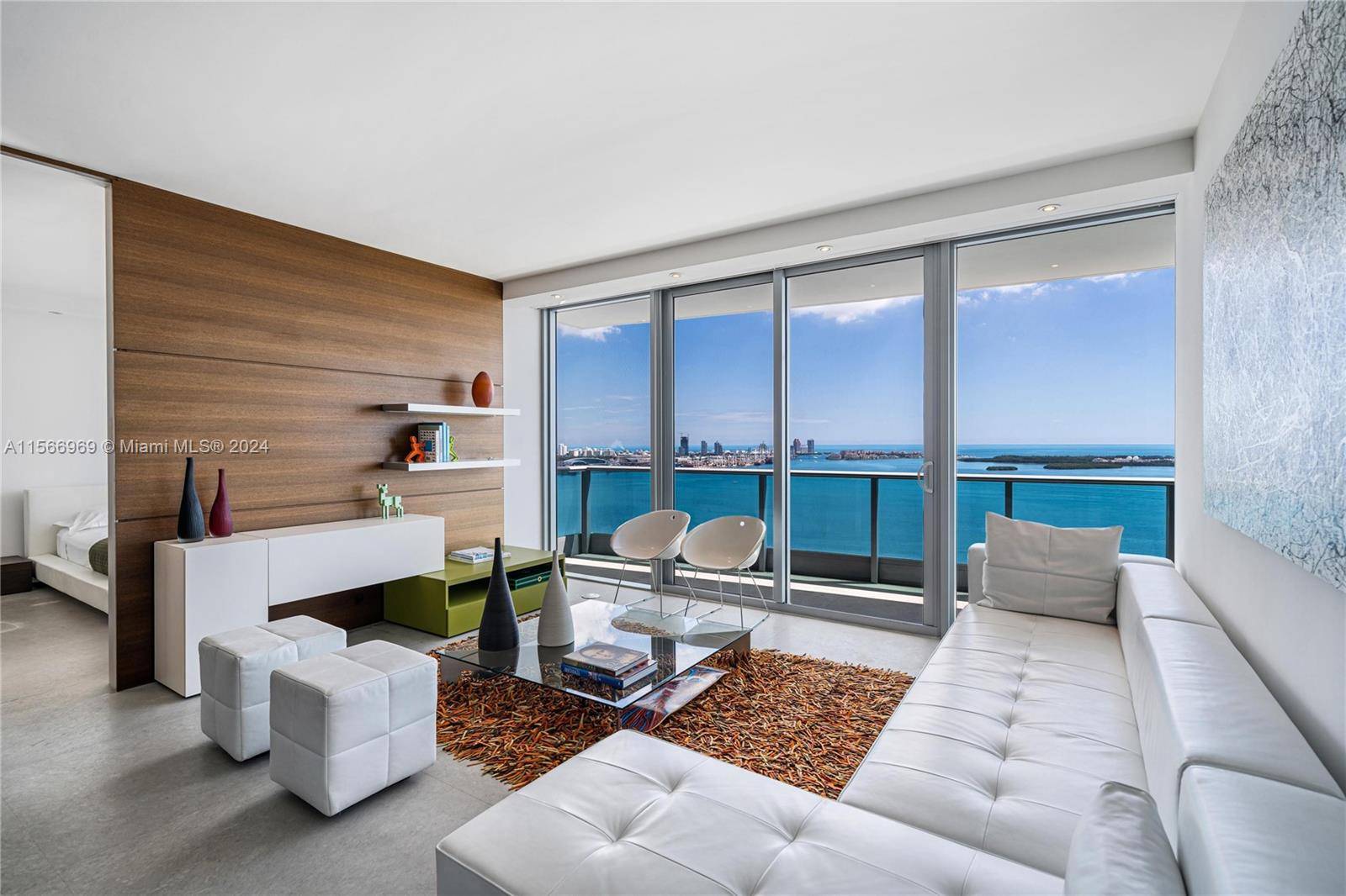 This 2 bedroom plus den 3 bathroom unit on the 40th floor is move in ready and truly stunning.