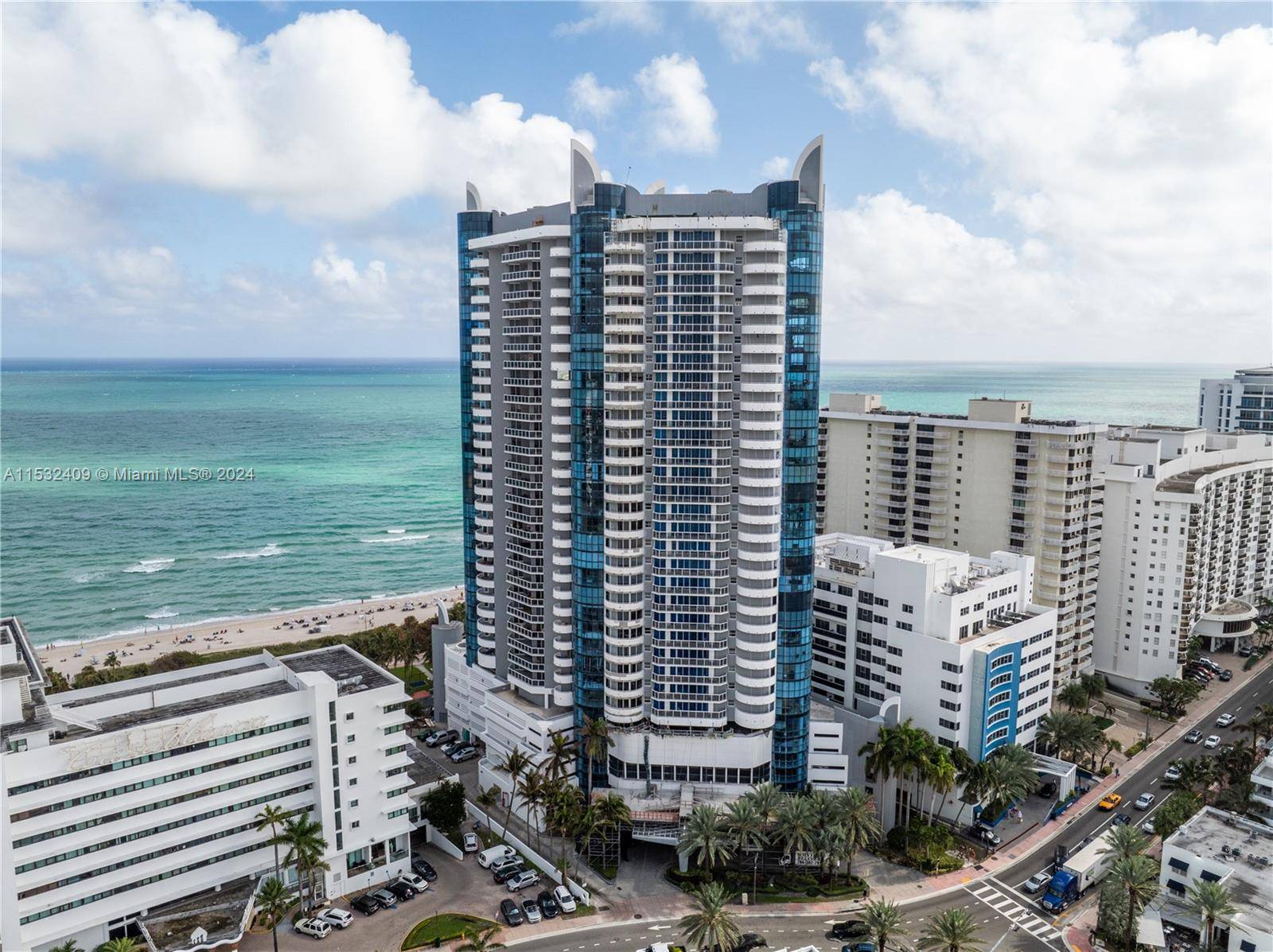 Amazing panoramic views of the Ocean and Intercostal from this remodeled 2 bed 2 baths unit at luxurious La Gorce Palace.
