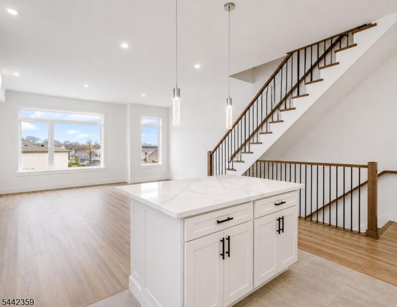 Kitchen and living