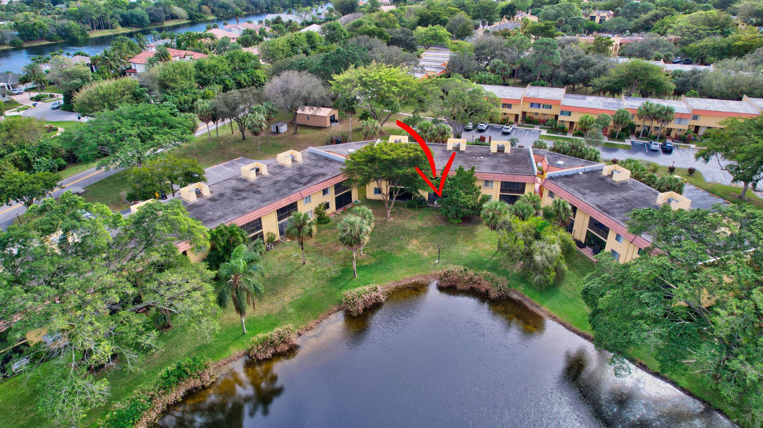 Enjoy tranquil lake and fountain views from your screened patio in this 2 2 first floor condo in Boca Terrace, an all ages community zoned for Addison Mizner and Boca ...