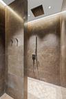 Full bathroom featuring recessed lighting and walk in shower