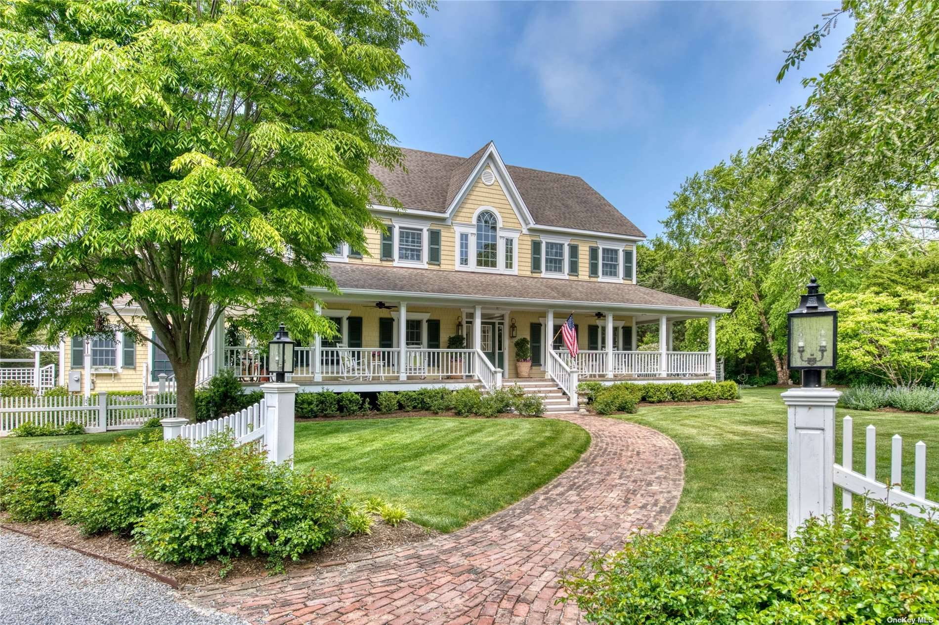 Nested among best wineries, farm stands on the North Fork, exclusive Nassau Point beach, this never before offered custom built modern farmhouse is set back from the rd on a ...