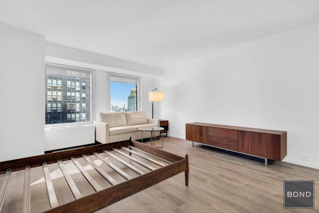 OH by appointment only. Newly renovated mint condition spacious studio available for lease in the full service 24 7 doorman CitySpire condominium.
