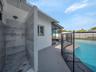Outside pool shower