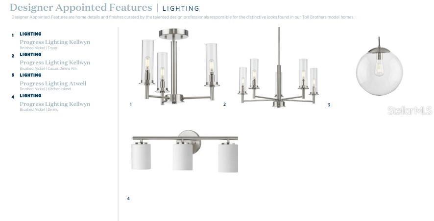 Designer-appointed features selected by our team of professional designers