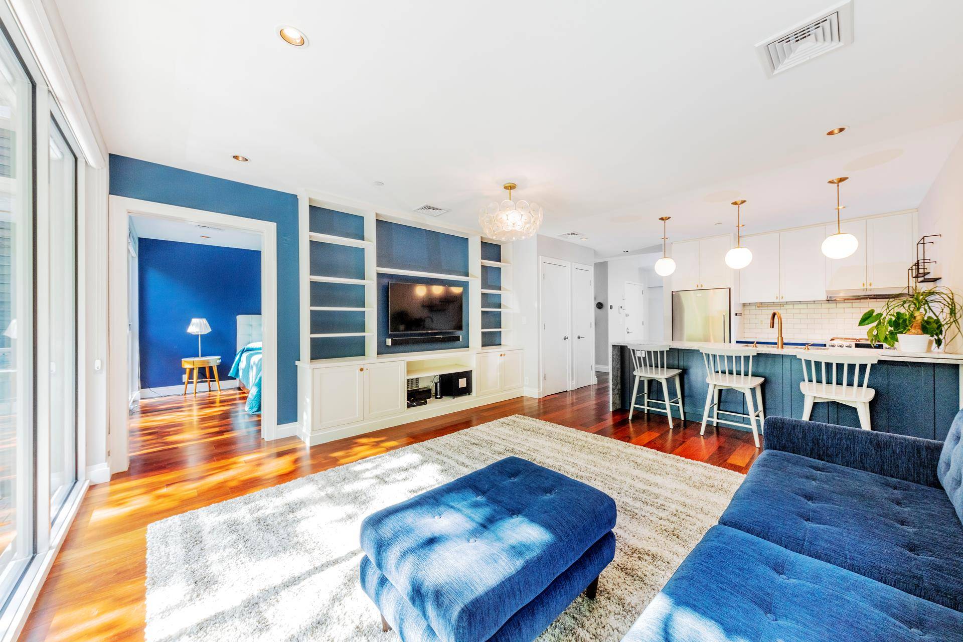 View the view tour now in the link above Located directly across the street from Prospect Park, this gorgeous 851 square foot, two bedroom condo boast twenty seven linear feet ...