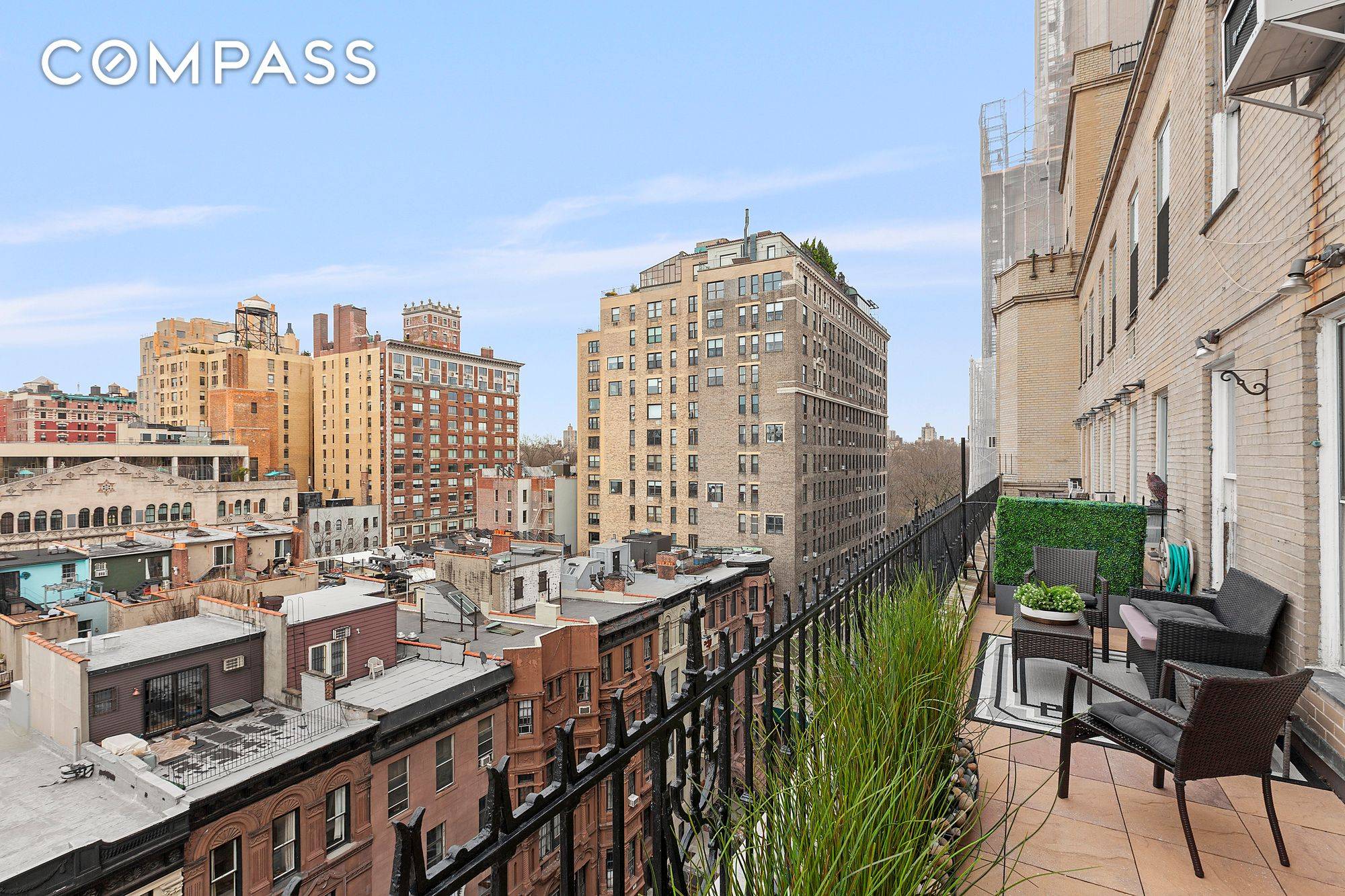 A one of a kind 7 room duplex with an expansive terrace at 15 West 81st Street, one of the best buildings on the Upper West Side near Central Park.