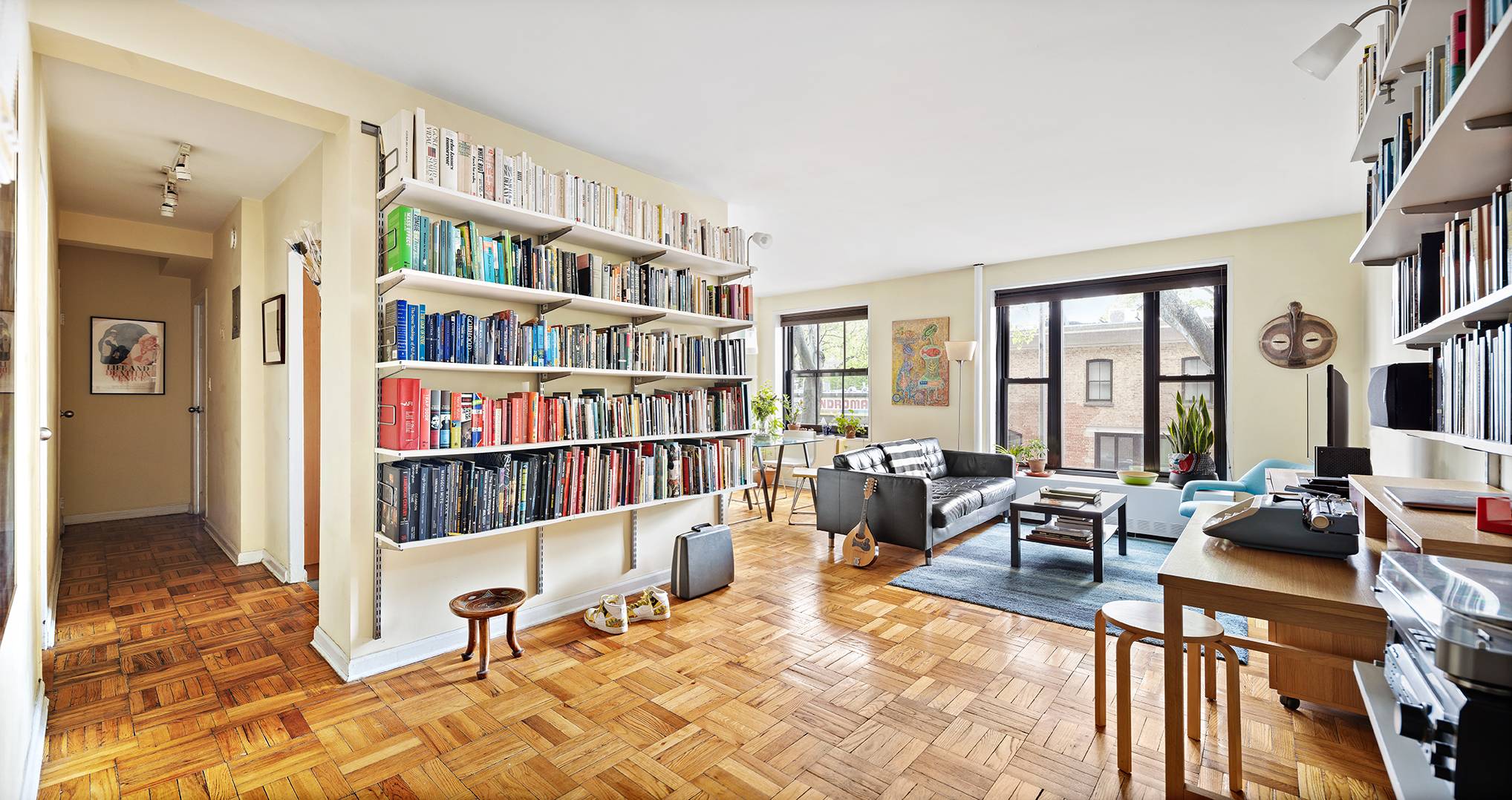 Welcome home to this wide open and warm corner one bedroom in the Clinton Hill Coops.