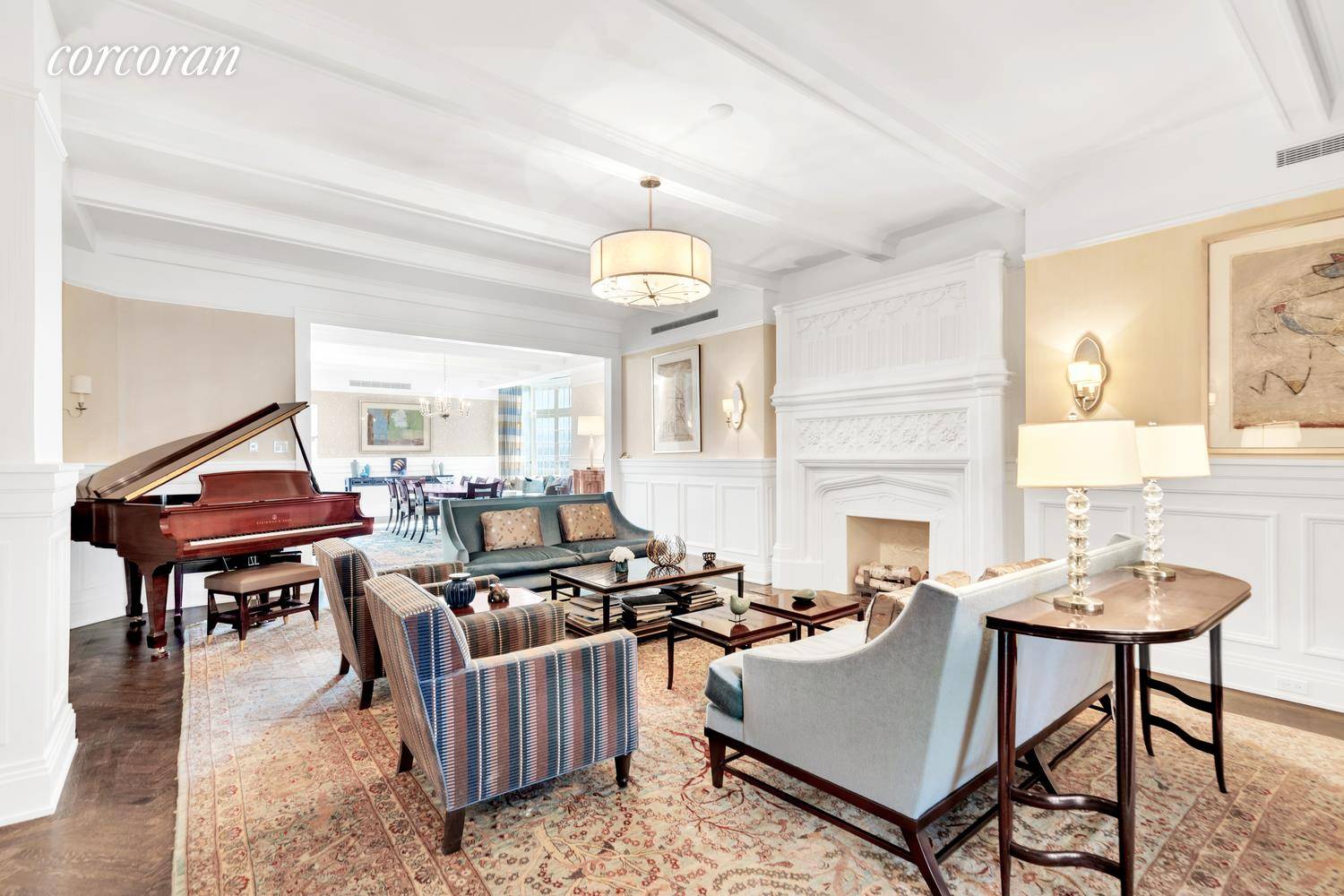 Superbly positioned on West End Avenue in a beautiful and prime Upper West Side location, this stunningly renovated, mint 9 into 8 room home showcases a gracious and expansive layout ...